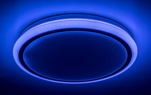 Rabalux 1510 Leonie LED Stropní svítidlo s ovladačem | RGB | Variabilní | Stmívatelné | 32W | Bílá