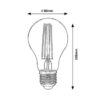 Rabalux 1513 Filament-LED Smart LED Smart žárovka E27 | Variabilní | Stmívatelné | 6W