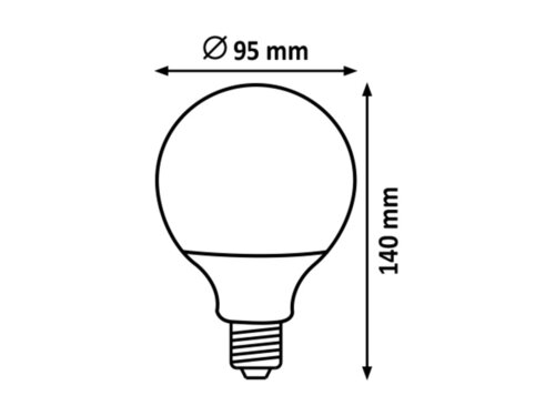 Rabalux 1577 SMD-LED LED žárovka E27 | Teplá bílá | 13W