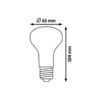 Rabalux 1627 SMD-LED LED žárovka E27 | Přírodní bílá | 7W