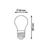 Rabalux 1657 Filament-LED LED žárovka E27 | Teplá bílá | 9W