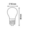 Rabalux 1689 SMD-LED LED žárovka E27 | Teplá bílá | 8W