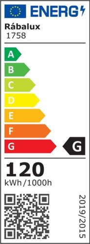 Rabalux 1758 Eco-halogen Žárovka a jiný zdroj | R7S | Teplá bílá | Stmívatelné