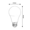Rabalux 1978 SMD-LED Smart LED Smart žárovka E27 | RGB | Variabilní | Stmívatelné | 10W | Bílá