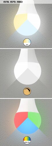 Rabalux 1978 SMD-LED Smart LED Smart žárovka E27 | RGB | Variabilní | Stmívatelné | 10W | Bílá