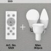 Rabalux 1980 SMD-LED Smart LED Smart žárovka E14 | RGB | Variabilní | Stmívatelné | 5W