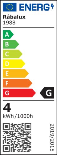 Rabalux 1988 Filament-LED LED Smart žárovka E27 | RGB | Teplá bílá | Stmívatelné | 4W
