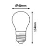 Rabalux 1999 Filament-LED LED žárovka E27 | Teplá bílá | 4W