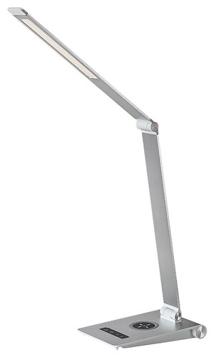Rabalux 2029 Nilfgard LED Moderní stolní lampička | Variabilní | Stmívatelné | 13W | Bílá | Kov | Stříbrná