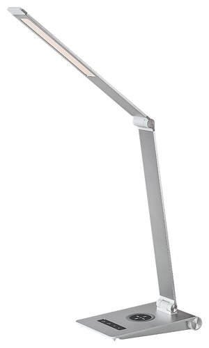 Rabalux 2029 Nilfgard LED Moderní stolní lampička | Variabilní | Stmívatelné | 13W | Bílá | Kov | Stříbrná