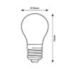 Rabalux 2072 Filament-LED LED žárovka E27 | Teplá bílá | 6W