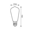 Rabalux 2087 Filament-LED LED žárovka E27 | Přírodní bílá | 10W