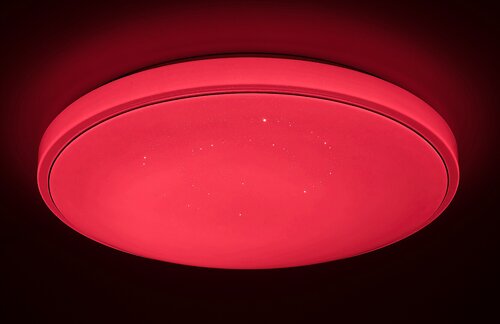 Rabalux 2117 Bruce LED Stropní svítidlo s ovladačem | RGB | Variabilní | Stmívatelné | 40W | Bílá