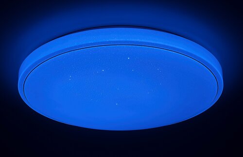 Rabalux 2117 Bruce LED Stropní svítidlo s ovladačem | RGB | Variabilní | Stmívatelné | 40W | Bílá