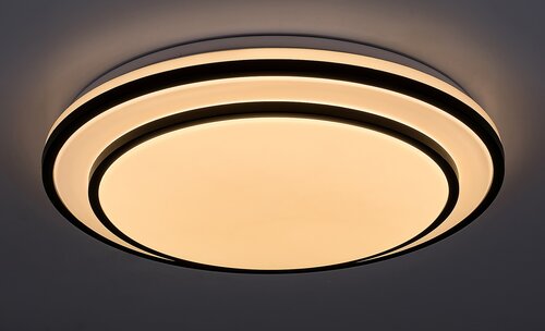 Rabalux 2130 Lupita LED Stropní svítidlo s ovladačem | Variabilní | Stmívatelné | 40W | Bílá | Černá