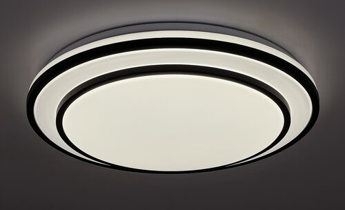 Rabalux 2130 Lupita LED Stropní svítidlo s ovladačem | Variabilní | Stmívatelné | 40W | Bílá | Černá
