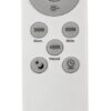 Rabalux 2130 Lupita LED Stropní svítidlo s ovladačem | Variabilní | Stmívatelné | 40W | Bílá | Černá