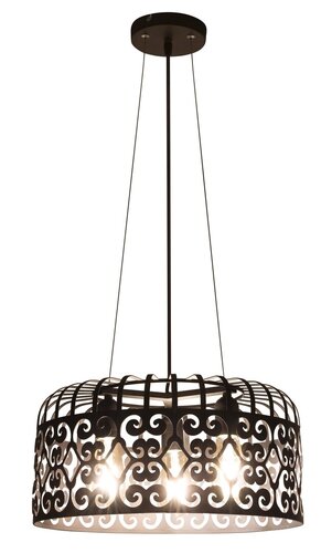 Rabalux 2158 Alessandra Vintage lustr | E27 | Černá