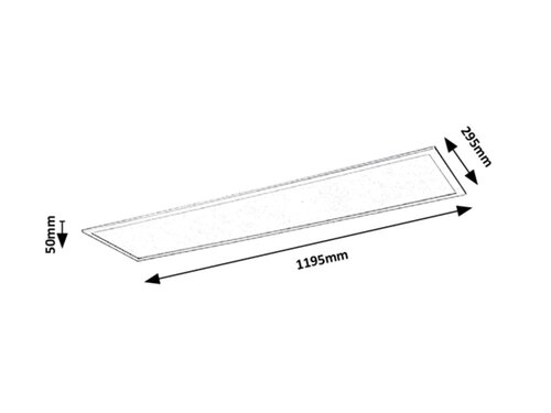 Rabalux 2175 Damek LED Přisazené stropní svítidlo | Přírodní bílá | 40W | Bílá