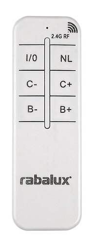 Rabalux 2193 Taleb LED Stropní svítidlo s ovladačem | Variabilní | Stmívatelné | 60W | Bílá | Kov | Stříbrná