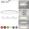 Rabalux 2193 Taleb LED Stropní svítidlo s ovladačem | Variabilní | Stmívatelné | 60W | Bílá | Kov | Stříbrná