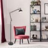 Rabalux 2196 Aristeo Stojací lampa | E27 | Černá