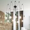 Rabalux 2224 Caspar Lustr | E27 | Černá