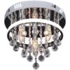 Rabalux 2236 Pallas LED stropní svítidlo | Přírodní bílá | Stmívatelné | 20W | Bílá | Chrom | Kov