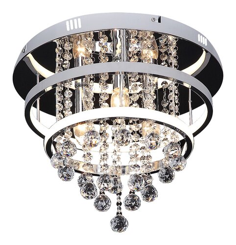 Rabalux 2237 Pallas LED stropní svítidlo | Přírodní bílá | Stmívatelné | 32W | Bílá | Chrom | Kov