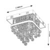 Rabalux 2238 Pallas LED stropní svítidlo | Přírodní bílá | Stmívatelné | 23W | Bílá | Chrom | Kov