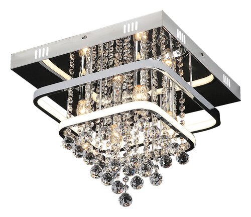 Rabalux 2239 Pallas LED stropní svítidlo | Přírodní bílá | Stmívatelné | 36W | Bílá | Chrom | Kov