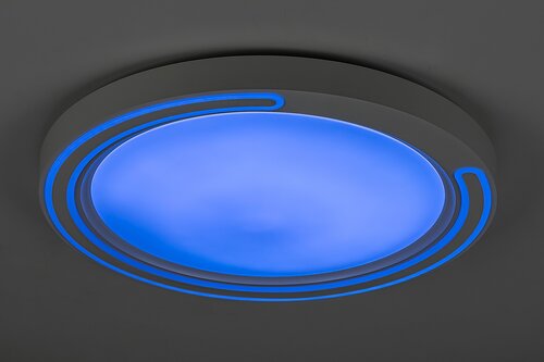 Rabalux 2249 Triton LED Stropní svítidlo s ovladačem | RGB | Variabilní | Stmívatelné | 40W | Bílá