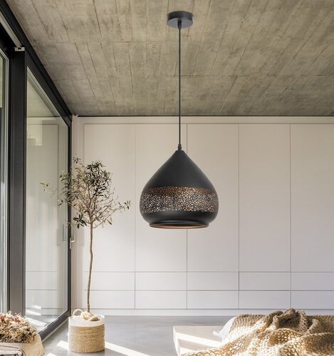 Rabalux 2278 Kaia Lustr | E27 | Černá