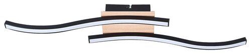 Rabalux 2280 Heimdall LED Moderní stropní svítidlo | Teplá bílá | 12W | Bílá | Černá