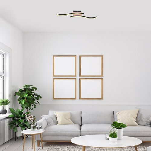 Rabalux 2280 Heimdall LED Moderní stropní svítidlo | Teplá bílá | 12W | Bílá | Černá
