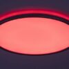 Rabalux 2290 Rasmus LED Stropní svítidlo s ovladačem | Přírodní bílá | RGB | Stmívatelné | 22W | Bílá | Kov | Stříbrná
