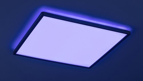 Rabalux 2291 Rasmus LED Stropní svítidlo s ovladačem | Přírodní bílá | RGB | Stmívatelné | 22W | Bílá | Kov | Stříbrná