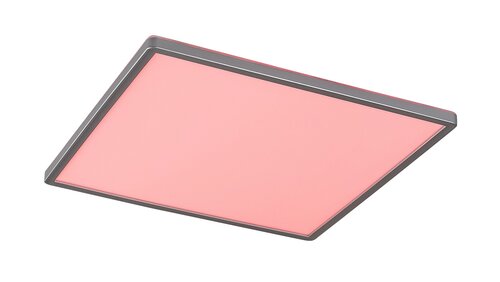 Rabalux 2291 Rasmus LED Stropní svítidlo s ovladačem | Přírodní bílá | RGB | Stmívatelné | 22W | Bílá | Kov | Stříbrná