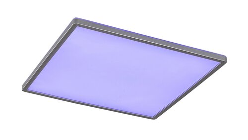Rabalux 2291 Rasmus LED Stropní svítidlo s ovladačem | Přírodní bílá | RGB | Stmívatelné | 22W | Bílá | Kov | Stříbrná