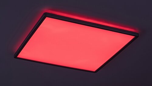 Rabalux 2291 Rasmus LED Stropní svítidlo s ovladačem | Přírodní bílá | RGB | Stmívatelné | 22W | Bílá | Kov | Stříbrná