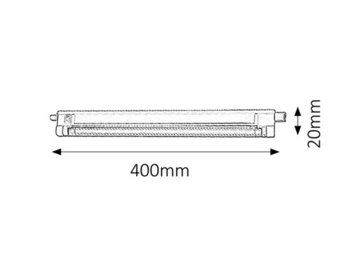 Rabalux 2341 Slim Pod linku | G5 | Teplá bílá | Bílá