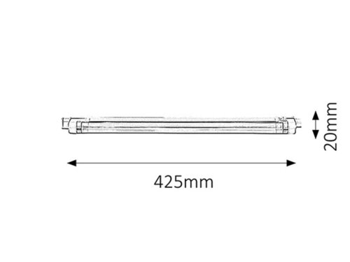 Rabalux 2342 Slim Pod linku | G5 | Teplá bílá | Bílá