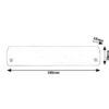 Rabalux 2347 Archie LED Pod linku | Teplá bílá | 12W | Bílá
