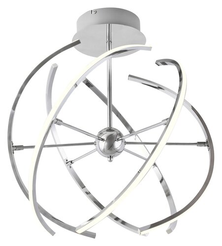 Rabalux 2433 Alyson LED Moderní stropní svítidlo | Teplá bílá | 48W | Chrom | Kov