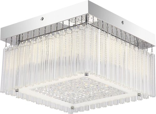 Rabalux 2451 Marcella LED Moderní stropní svítidlo | Přírodní bílá | 18W | Chrom | Kov
