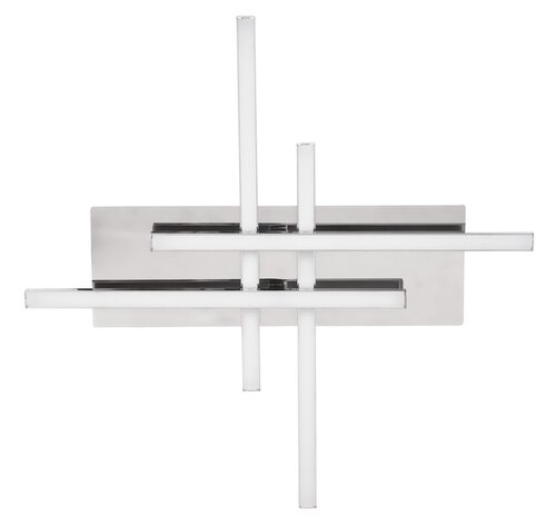 Rabalux 2478 Meredith LED Moderní stropní svítidlo | Přírodní bílá | 20W | Bílá | Chrom | Kov
