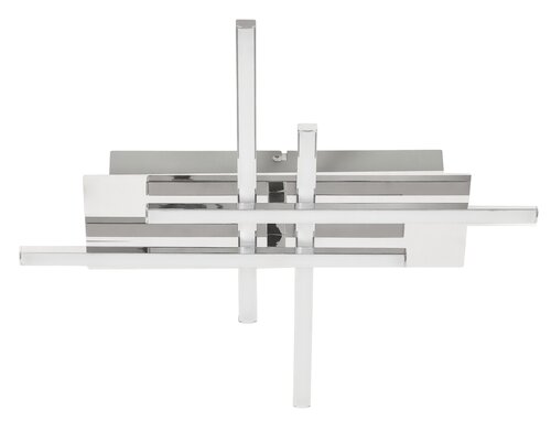 Rabalux 2478 Meredith LED Moderní stropní svítidlo | Přírodní bílá | 20W | Bílá | Chrom | Kov