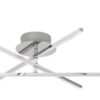 Rabalux 2479 Meredith LED Moderní stropní svítidlo | Přírodní bílá | 18W | Bílá | Chrom | Kov