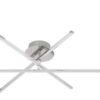 Rabalux 2479 Meredith LED Moderní stropní svítidlo | Přírodní bílá | 18W | Bílá | Chrom | Kov