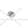 Rabalux 2479 Meredith LED Moderní stropní svítidlo | Přírodní bílá | 18W | Bílá | Chrom | Kov